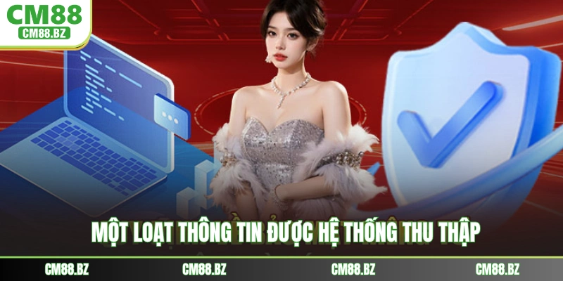 Một loạt thông tin được hệ thống thu thập